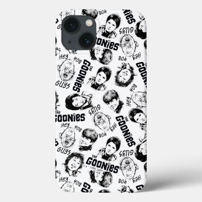 Funda De Case-Mate Para iPhone The Goonies Characters Pattern (Reverso)