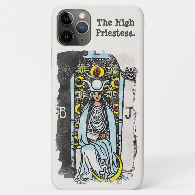 Funda De Case-Mate Para iPhone The High Priestess Major Arcana Tarot Card (Reverso)