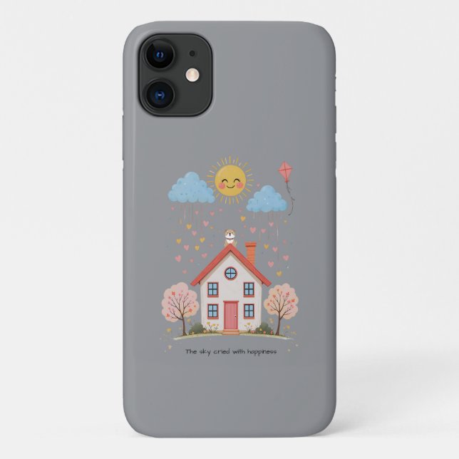 Funda De Case-Mate Para iPhone The sky cried with happiness (Reverso)
