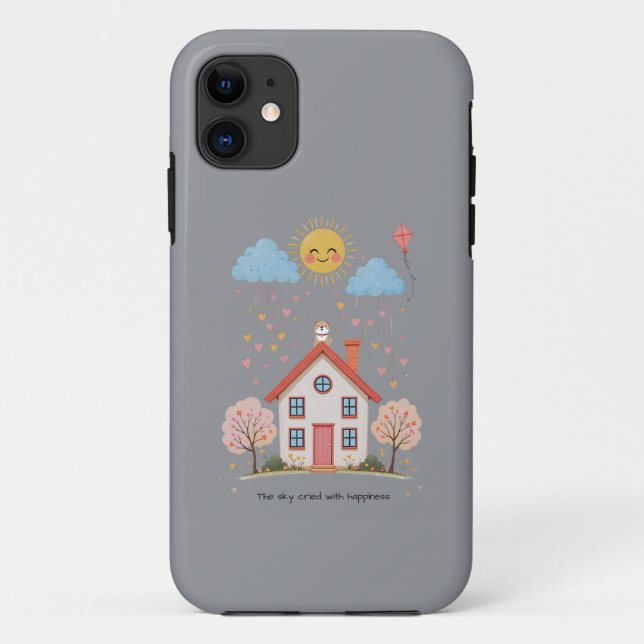 Funda De Case-Mate Para iPhone The sky cried with happiness (Reverso)