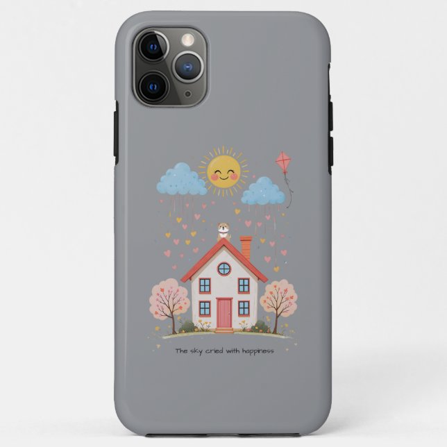 Funda De Case-Mate Para iPhone The sky cried with happiness (Reverso)