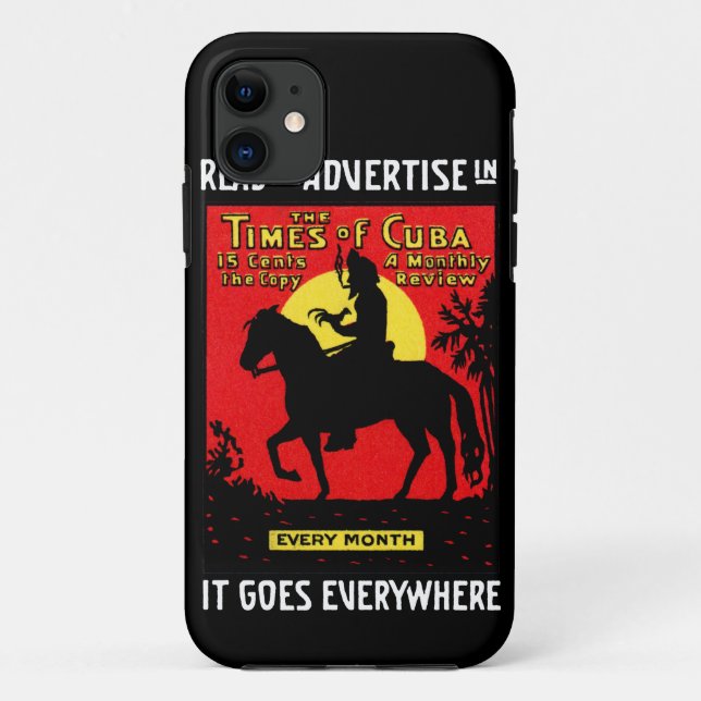 Funda De Case-Mate Para iPhone The Times of Cuba de 1920 (Reverso)
