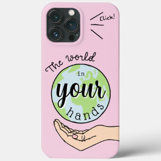 Funda Para iPhone 13 Pro Max the world in your hands Case-Mate iPhone Hülle