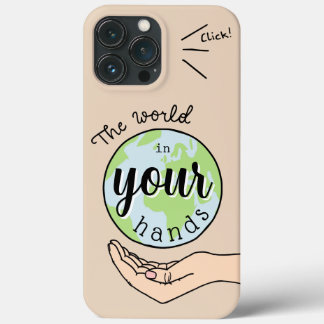 Funda Para iPhone 13 Pro Max the world in your hands Case-Mate iPhone Hülle