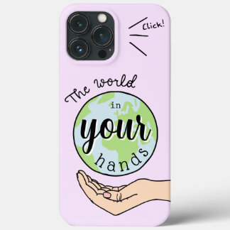 Funda Para iPhone 13 Pro Max the world in your hands Case-Mate iPhone Hülle