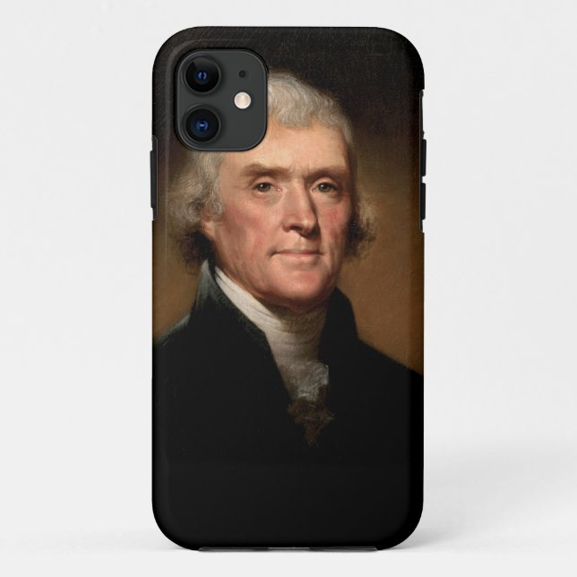 Funda De Case-Mate Para iPhone Thomas Jefferson (Reverso)