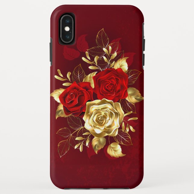 Funda De Case-Mate Para iPhone Three Jewelry Roses (Reverso)