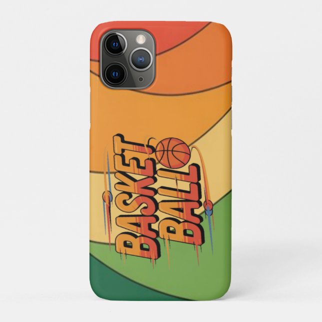 Funda De Case-Mate Para iPhone Thrill de baloncesto (Reverso)
