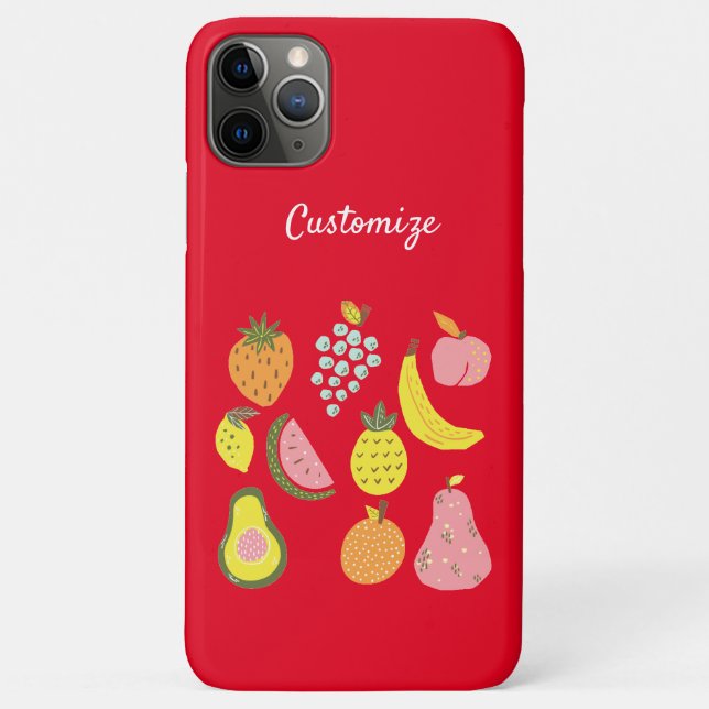 Funda De Case-Mate Para iPhone Thunder_Cove de la colección de frutas variadas   (Reverso)