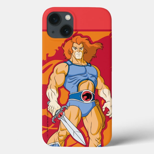 Funda De Case-Mate Para iPhone ThunderCats | Gráfica de caracteres de león-O (Reverso)