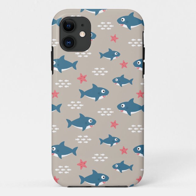 Funda De Case-Mate Para iPhone Tiburón (Reverso)