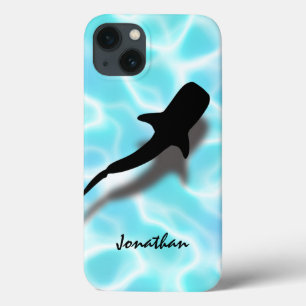 Funda Para iPhone 13 Tiburón ballena personalizado con playa tropical e