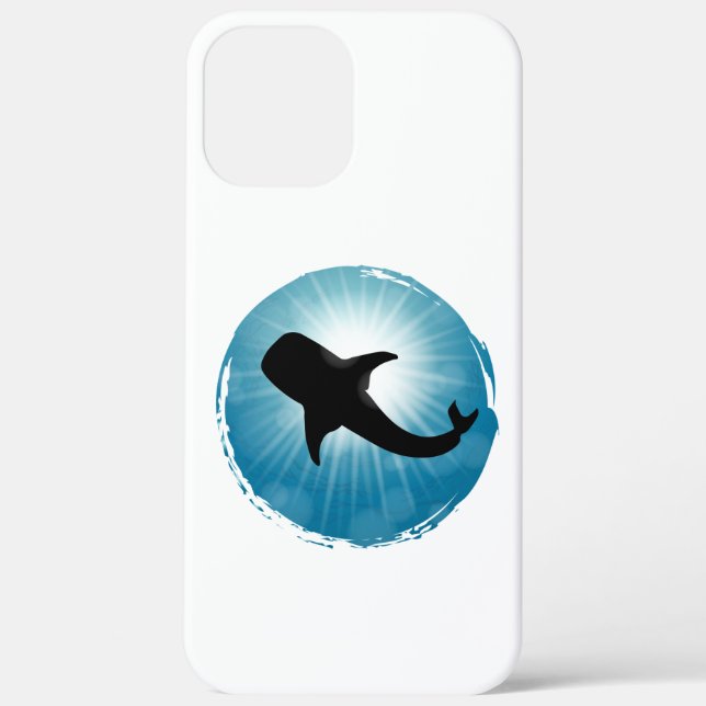 Funda De Case-Mate Para iPhone Tiburón ballena Vida acuática subacuática (Reverso )