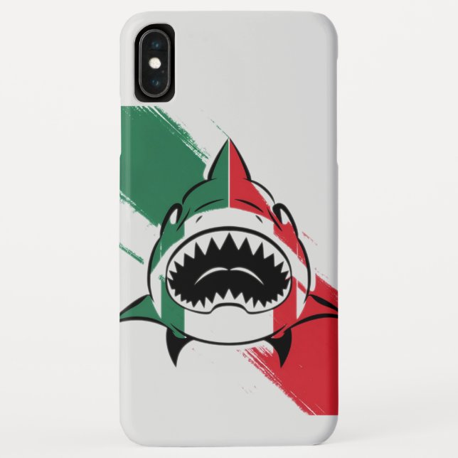 Funda De Case-Mate Para iPhone Tiburón italiano (Reverso)