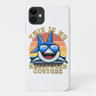 Funda Para iPhone 11 Tiburón Papá Espeluznante Atardecer Divertido