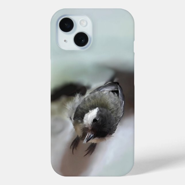 Funda De Case-Mate Para iPhone Tidi my Bird the Parus Major (Reverso )