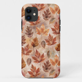 Funda Para iPhone 11 Tie Dye Autumn Leaves