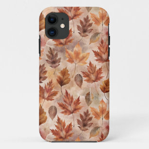 Funda Para iPhone 11 Tie Dye Autumn Leaves