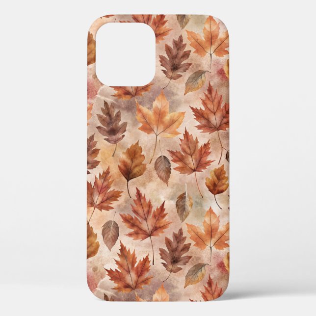 Funda De Case-Mate Para iPhone Tie Dye Autumn Leaves (Reverso )