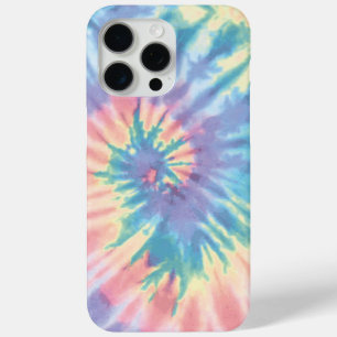 Funda Para iPhone 15 Pro Max Tie Dye Pastel espiral de verano de lazos de tinta