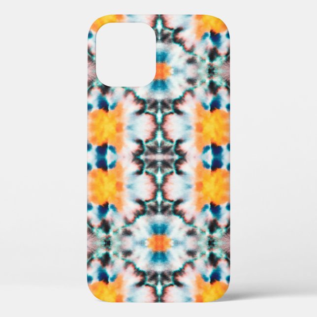 Funda De Case-Mate Para iPhone Tie Dye Seamless Pattern. Ethnic Abstract. Psyched (Reverso )