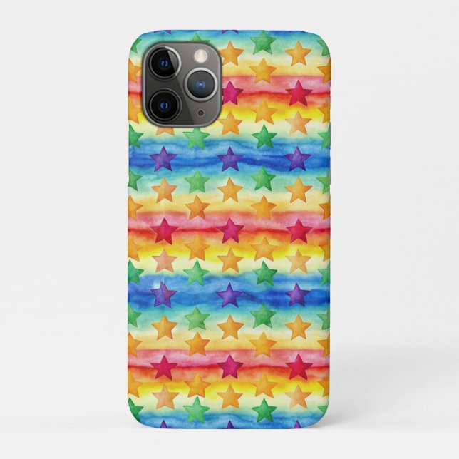 Funda De Case-Mate Para iPhone Tie Dye Stars  (Reverso)