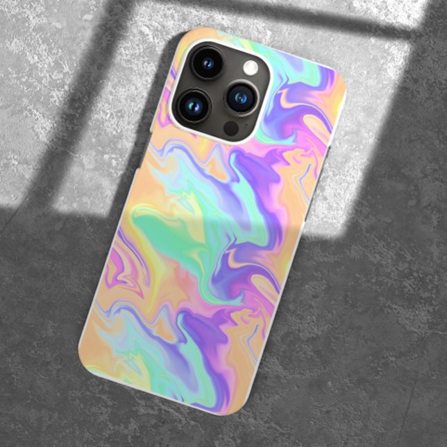 Funda De Case-Mate Para iPhone Tie Dye Swirl Pastel Groovy (Subido por el creador)