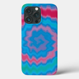 Funda Para iPhone 13 Pro Tie dyed groovy funky giratorio fresco iPad Estuch