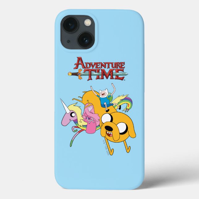 Funda De Case-Mate Para iPhone Tiempo de aventura | Dama, Bubblegum, Finn y Jake (Reverso)