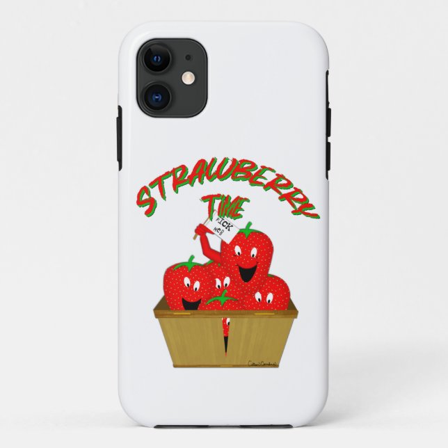 Funda De Case-Mate Para iPhone ¡Tiempo de Fresa! (Reverso)