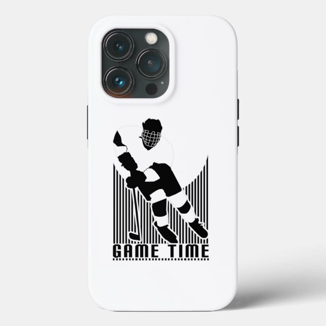 Funda De Case-Mate Para iPhone Tiempo de juego - Hockey (Reverso )