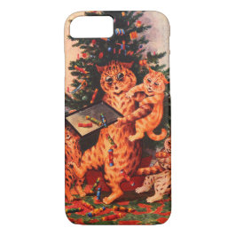 Funda Para iPhone 8/7 Tiempo de navidades en Catland Louis Wain