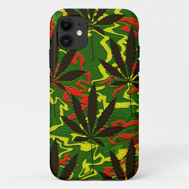 Funda De Case-Mate Para iPhone Tiempo de Rasta (Reverso)