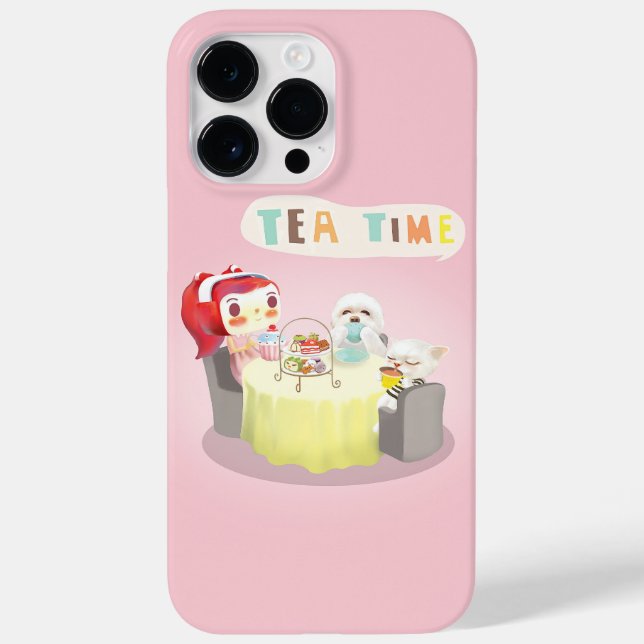 Funda De Case-Mate Para iPhone Tiempo de té (Reverso)