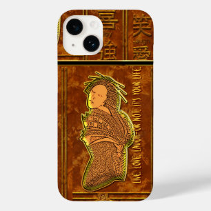 Funda Para iPhone 14 De Case-Mate ¿Tienes caracteres? Diseño japonés en marrón y oro