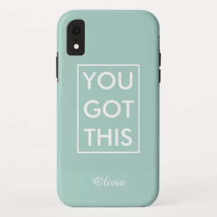 Funda Para iPhone XR Tienes Este Nombre Motivación Cita Luz Verde