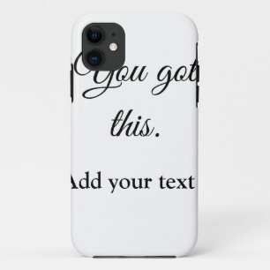 Funda Para iPhone 11 Tienes esto, agrega tu imagen de texto, motivación