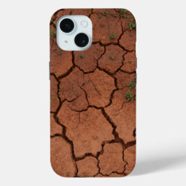 Funda Para iPhone 15 tierra seca y agrietada