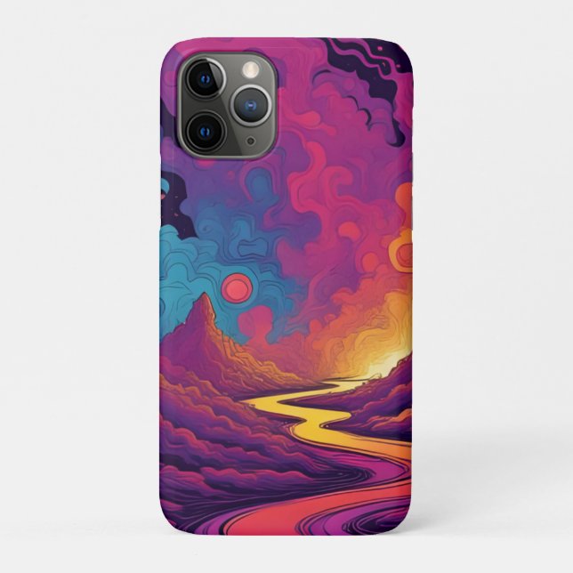 Funda De Case-Mate Para iPhone Tierras Alienígenas (Reverso)