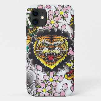 Funda Para iPhone 11 Tiger Head