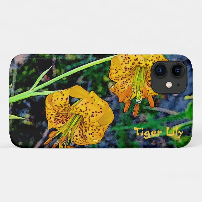 Funda De Case-Mate Para iPhone Tiger Lily (Reverso (horizontal))