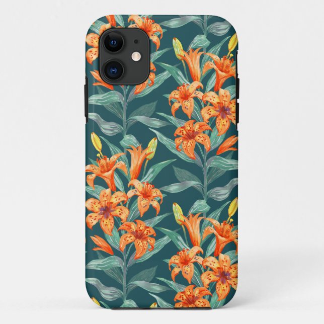 Funda De Case-Mate Para iPhone Tiger Lily (Reverso)