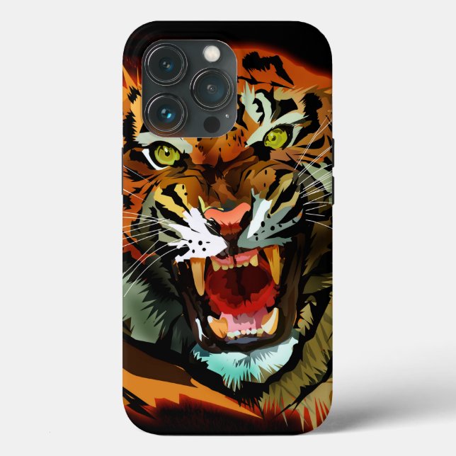 Funda De Case-Mate Para iPhone Tiger Roar (Reverso )