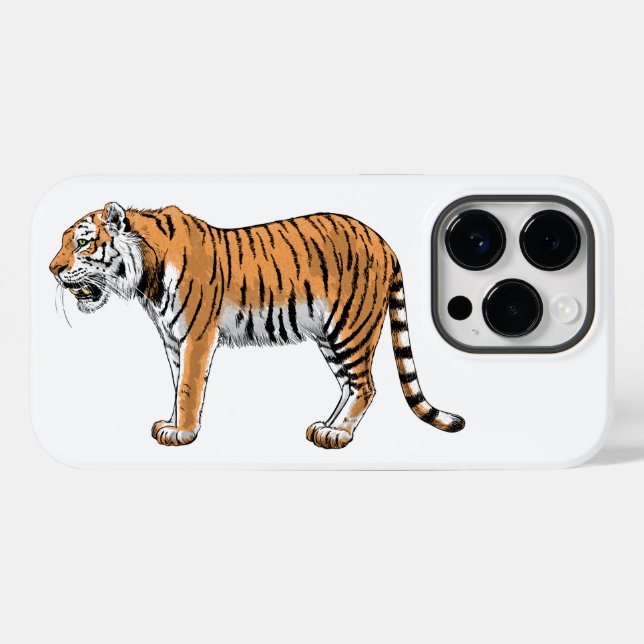 Funda De Case-Mate Para iPhone Tigre (Reverso (Horizontal))