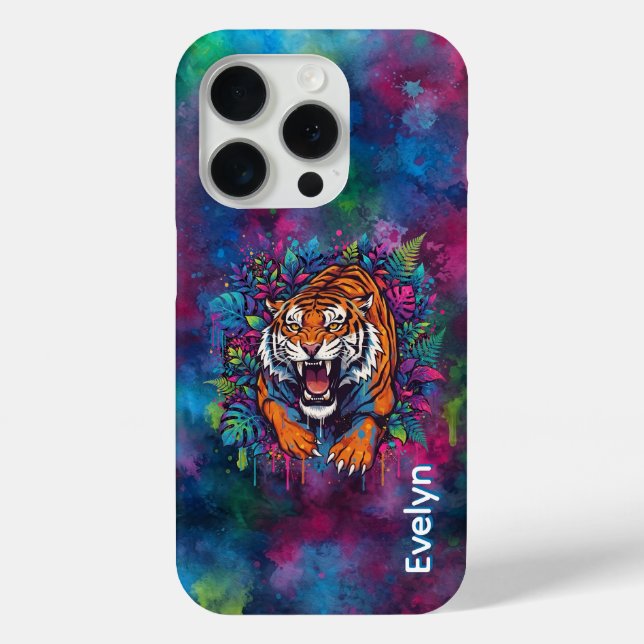 Funda De Case-Mate Para iPhone Tigre (Reverso )