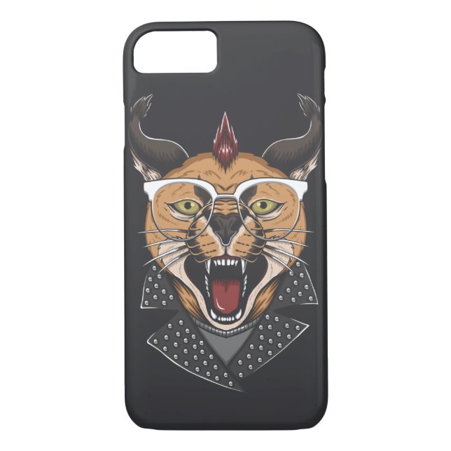 Funda De Case-Mate Para iPhone Tigre balancín feroz (Reverso)