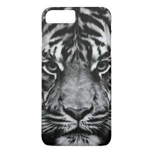 Funda Para iPhone 8 Plus/7 Plus Tigre Black&White