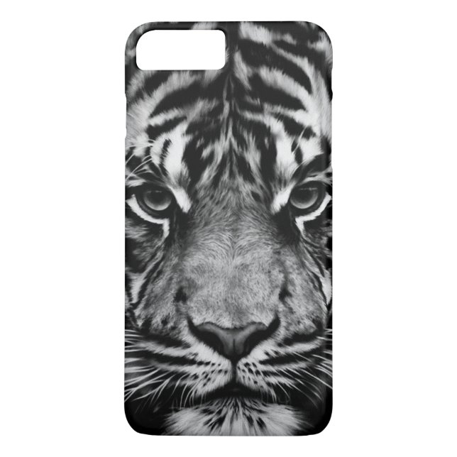 Funda De Case-Mate Para iPhone Tigre Black&White (Reverso)