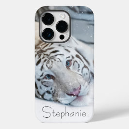 Funda Para iPhone 14 Pro De Case-Mate Tigre blanco