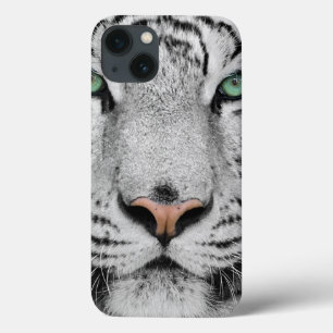Funda Para iPhone 13 Tigre blanco